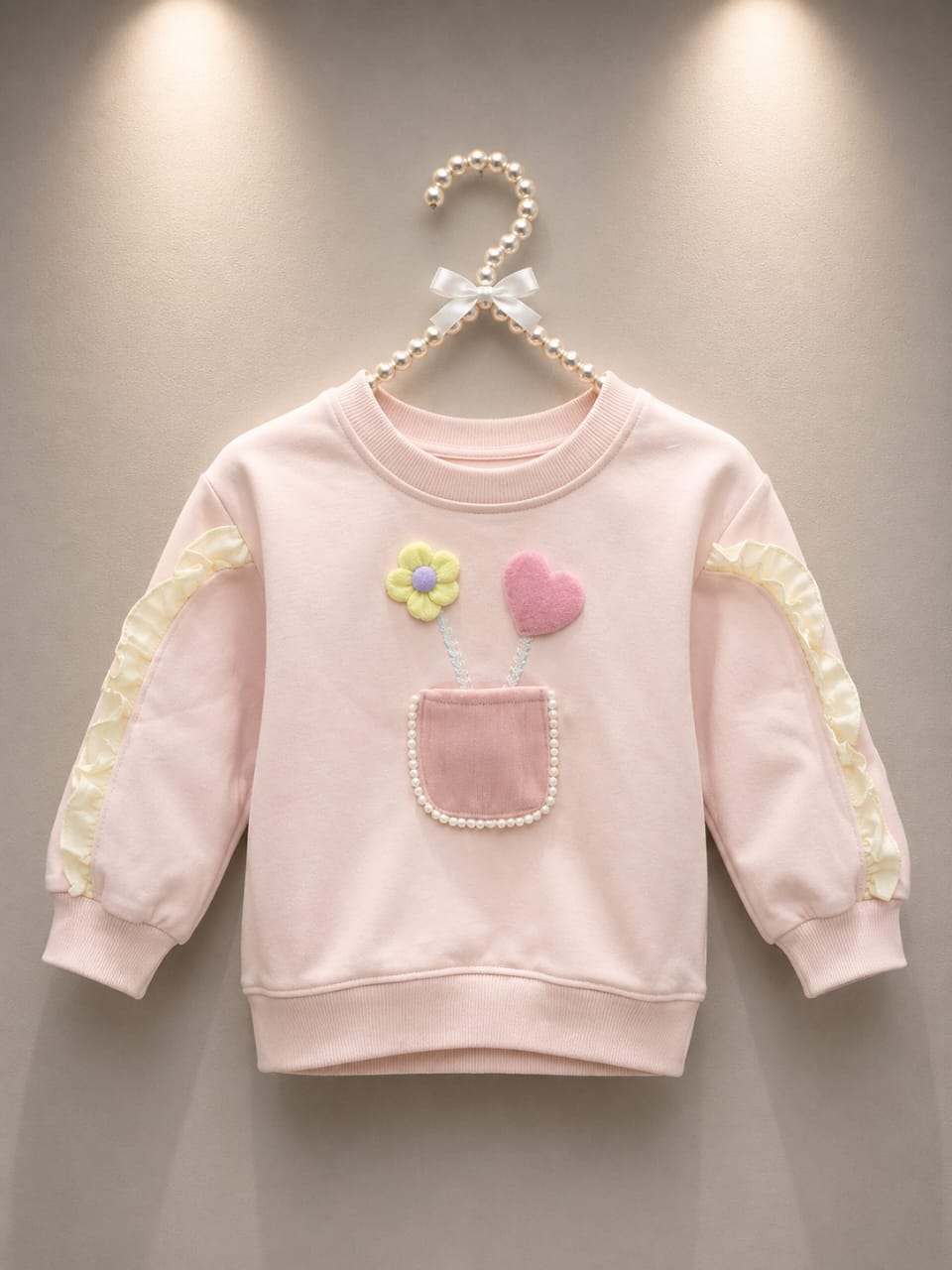 Blossom & Heart Sweatshirt 🌼💖