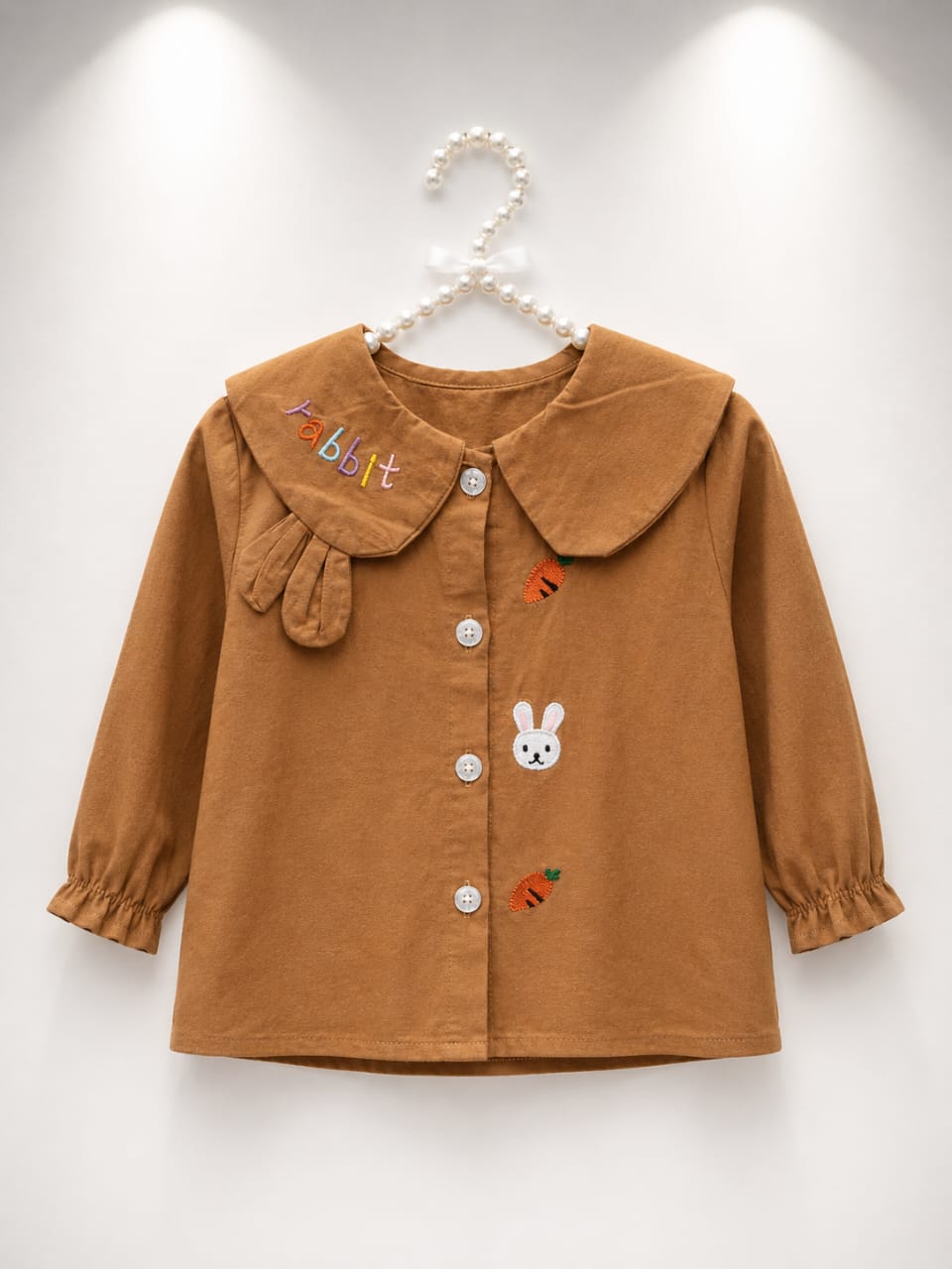 Playful Rabbit Collar Shirt