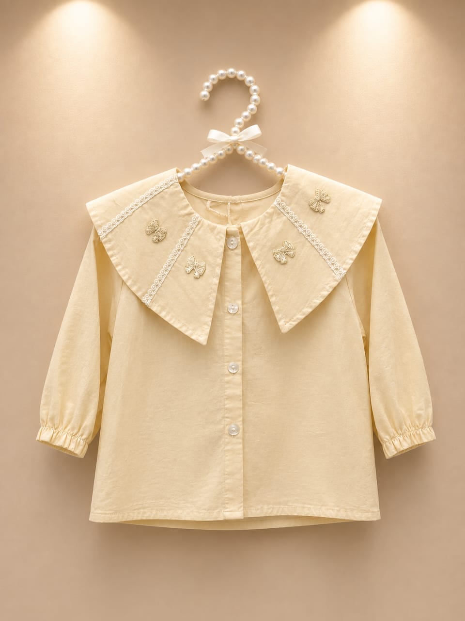 Cream Blossom Top