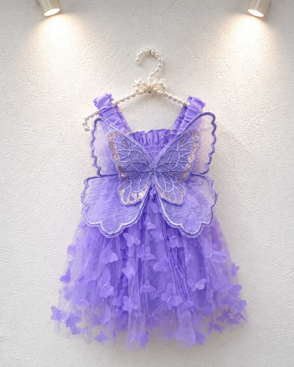 Lavender Butterfly Princess Dress