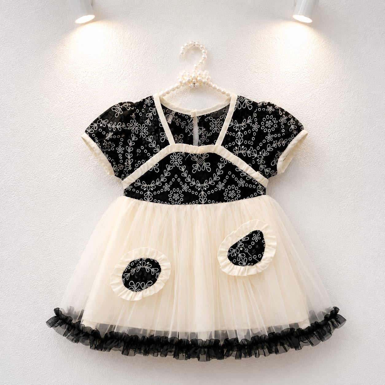 Midnight Bloom Tulle Dress