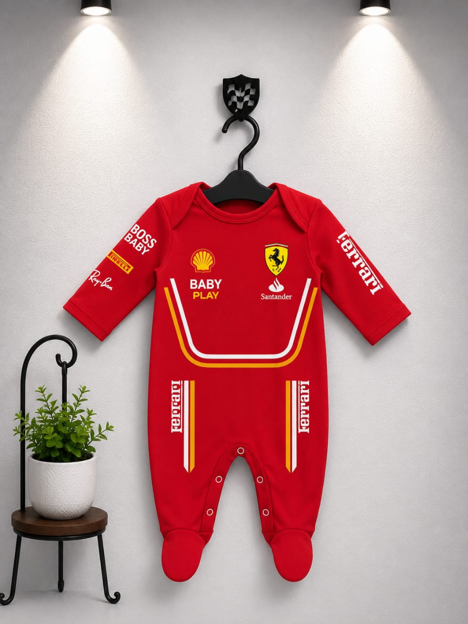 Champion Racer Baby Romper