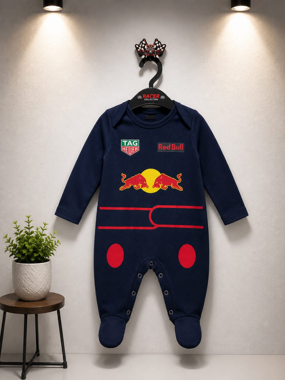 Racing Spirit Baby Romper