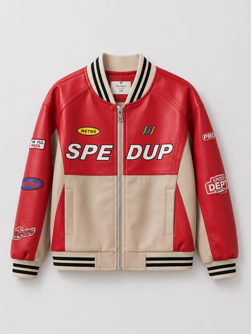 Speed Rider Bomber Jacket – Red