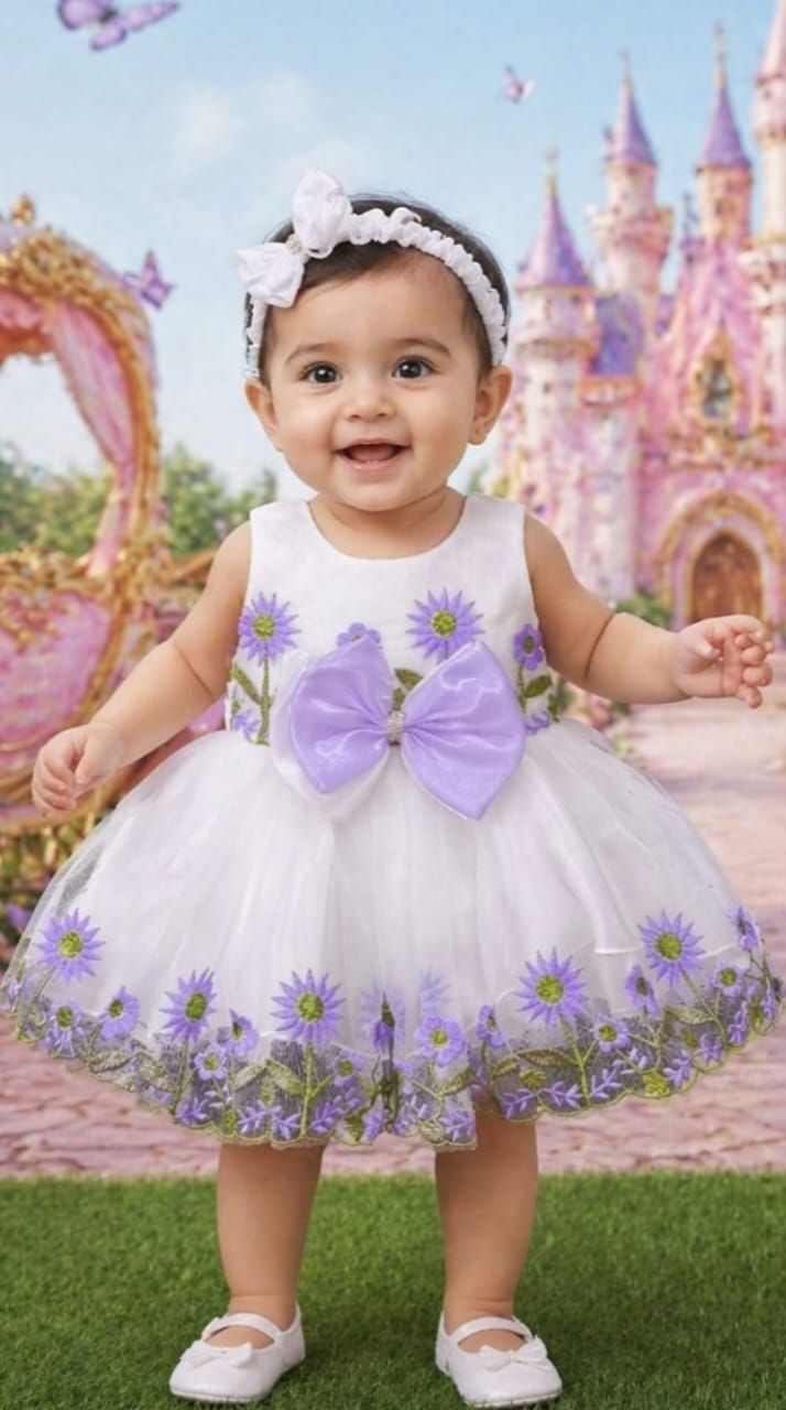 Lavender Bloom Princess Dress