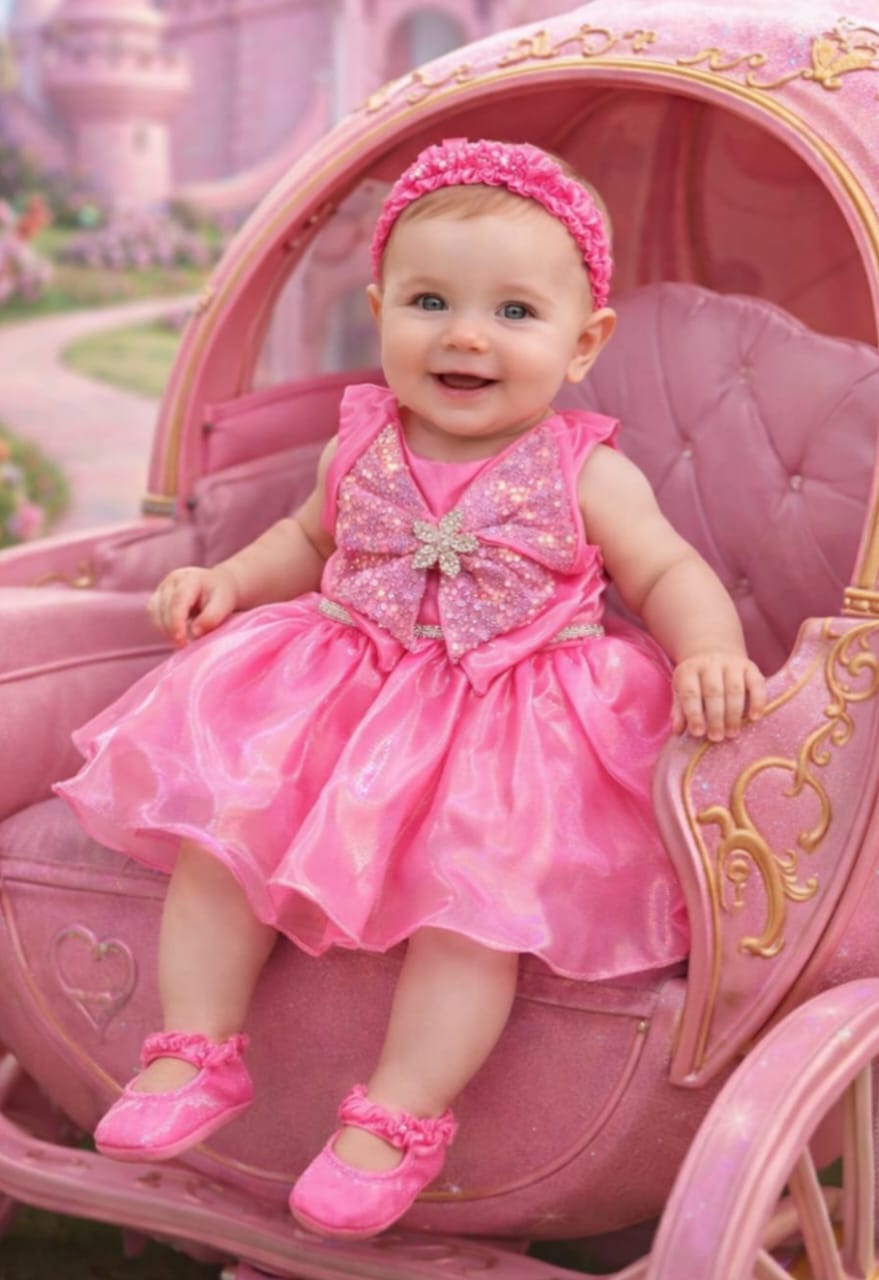 Pink Sparkle Princess Dress