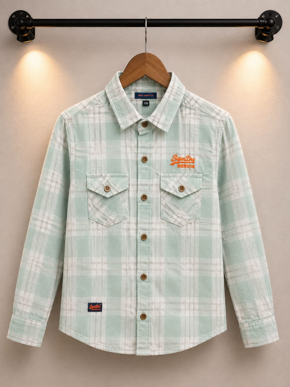 Mint Meadow Check Shirt