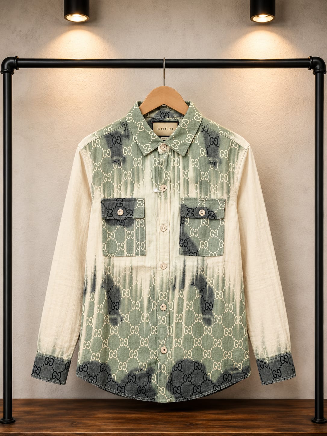 Sage Luxe Textured Shirt