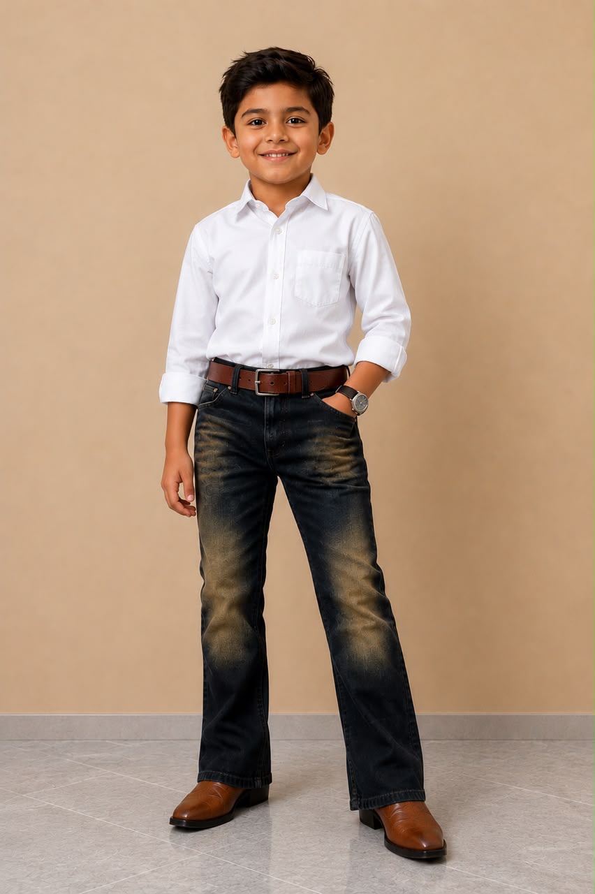 Classic Vintage Wash Denim Jeans