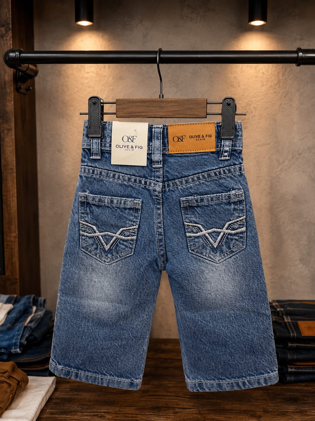 Urban Fade Denim Shorts 2