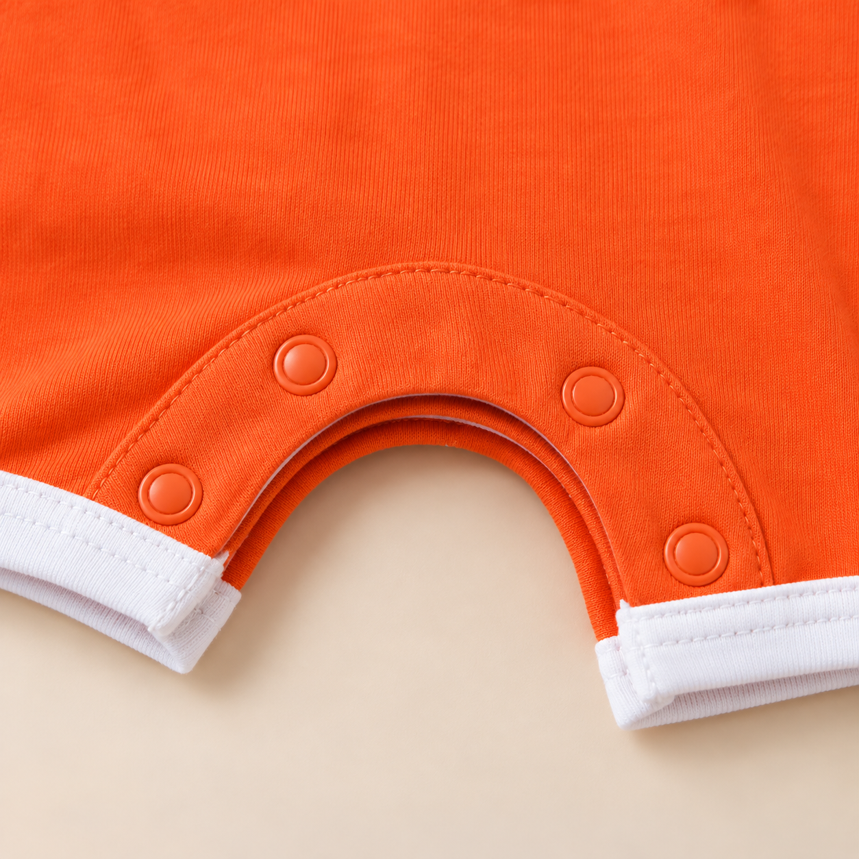 Imported Baby Boy Romper Orange Bear Print 3
