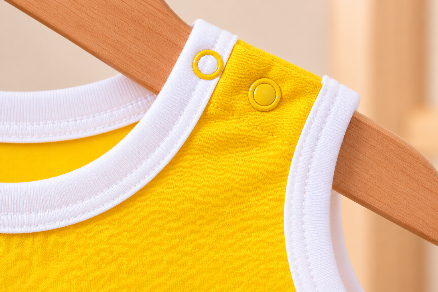 Imported Baby Boy Romper Yellow Bear Print 4