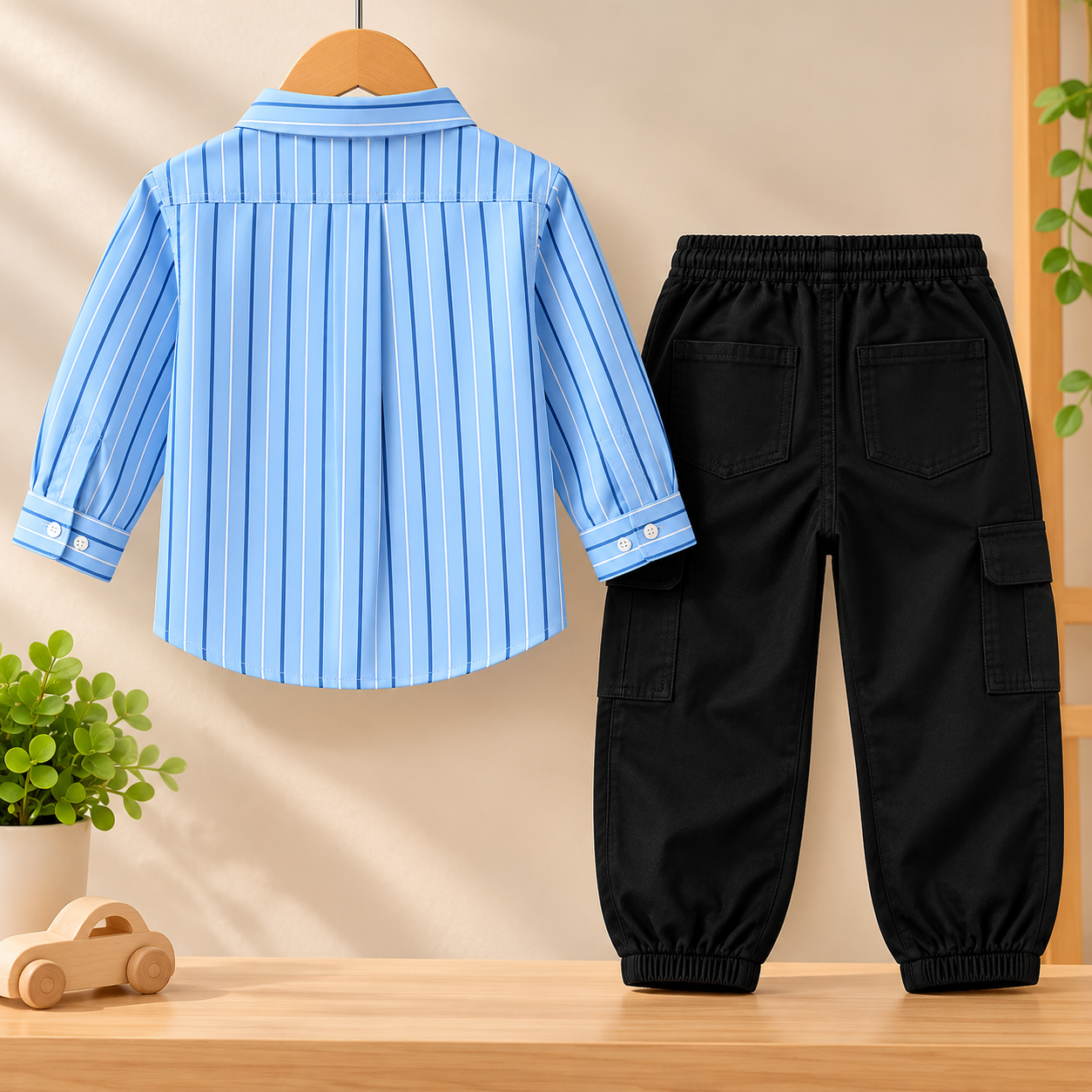 Boys Full Sleeve Cargo Pant Set (Premium Stock) 2