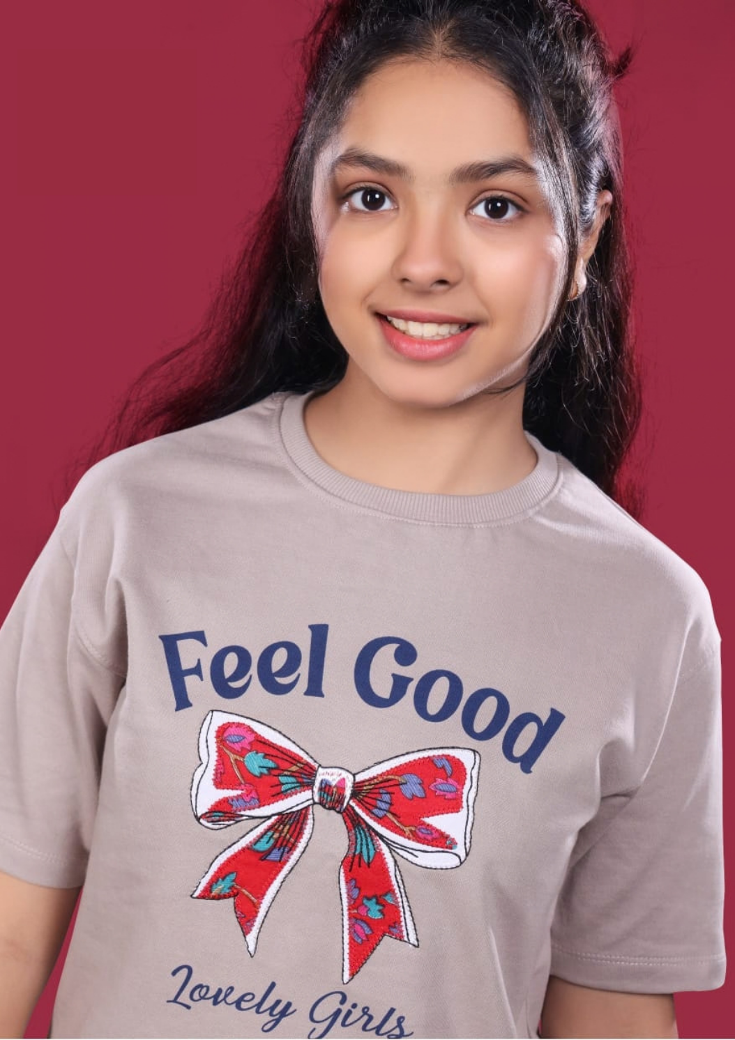 Feel Good Bow Print Premium Girls Cordset 2